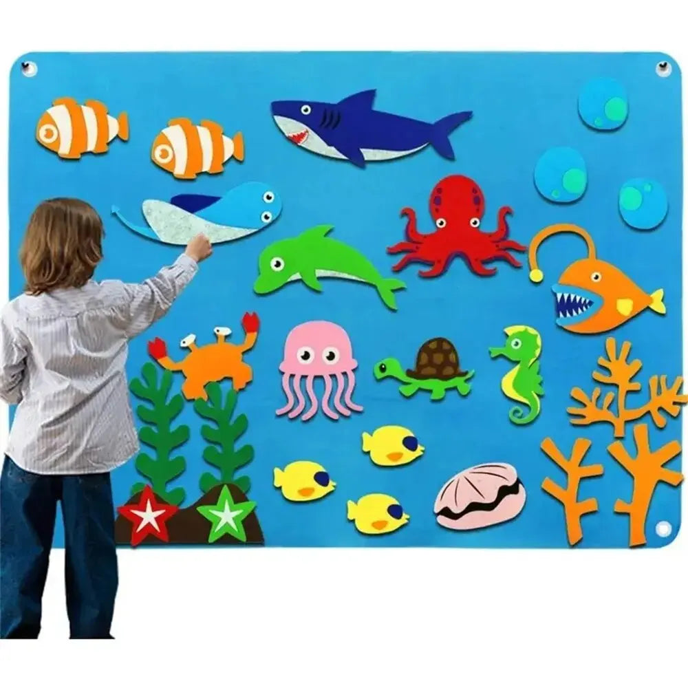 Children's Teaching Felt Board