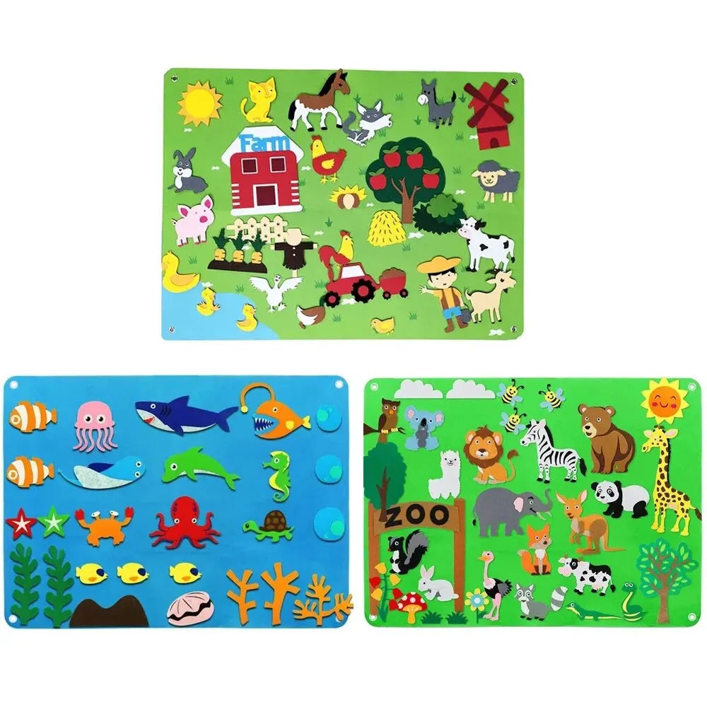 Children's Teaching Felt Board